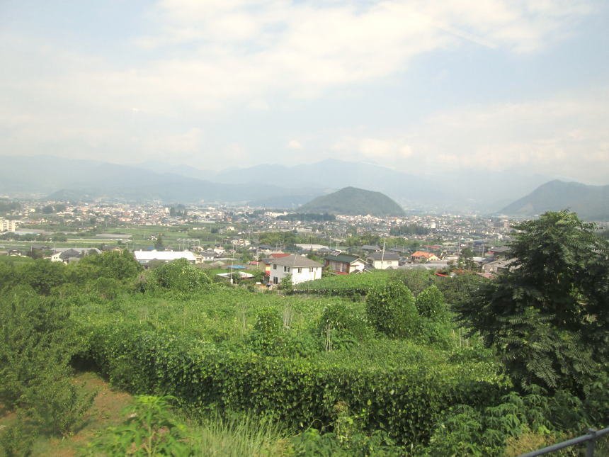 勝沼あたりの風景