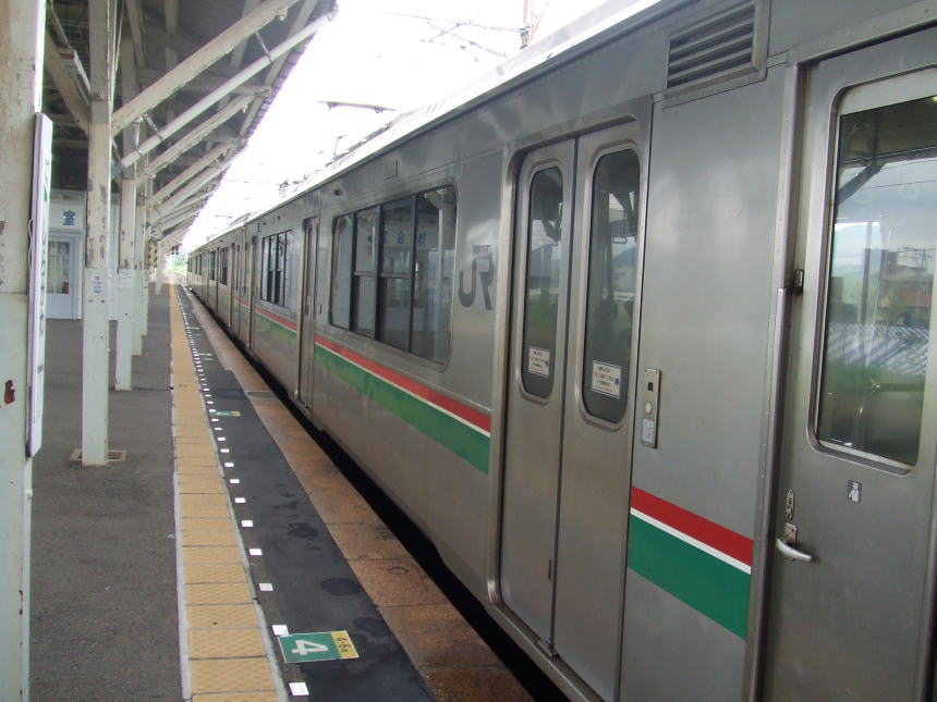 黒磯で乗換えた電車