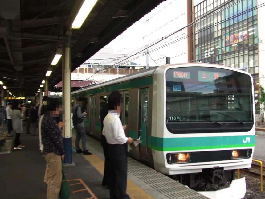 柏駅3番線ホーム