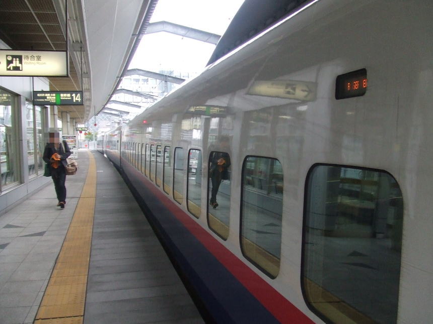 長野駅新幹線　14番ホーム