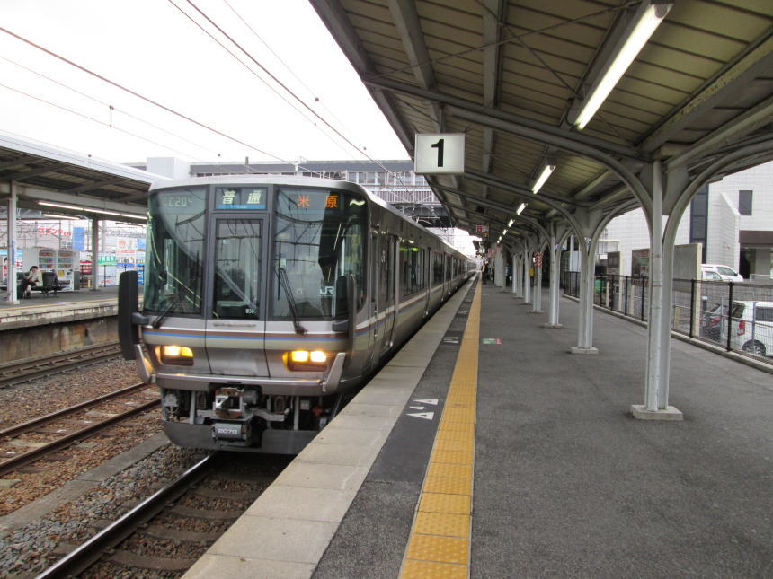 彦根駅1番ホーム