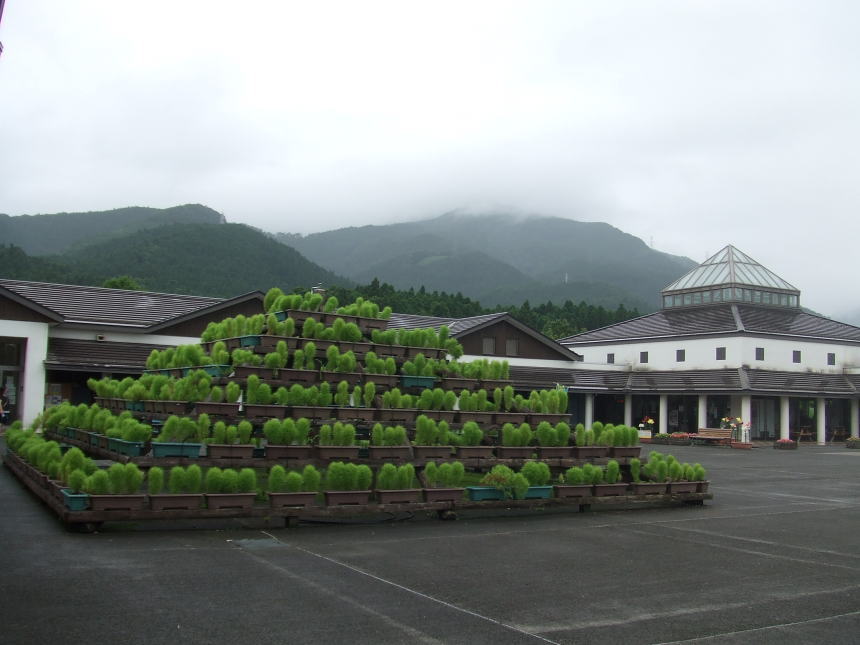 道の駅しおばら中庭