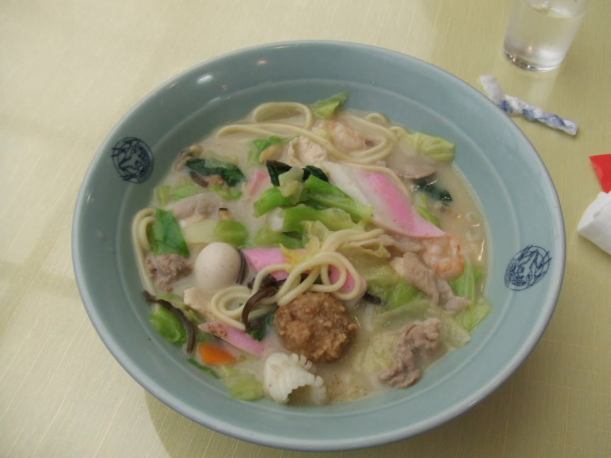 特製ちゃんぽん（ちょっと食べた後）