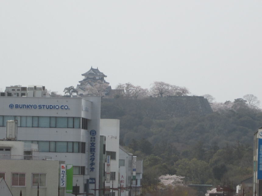 彦根駅から見える彦根城
