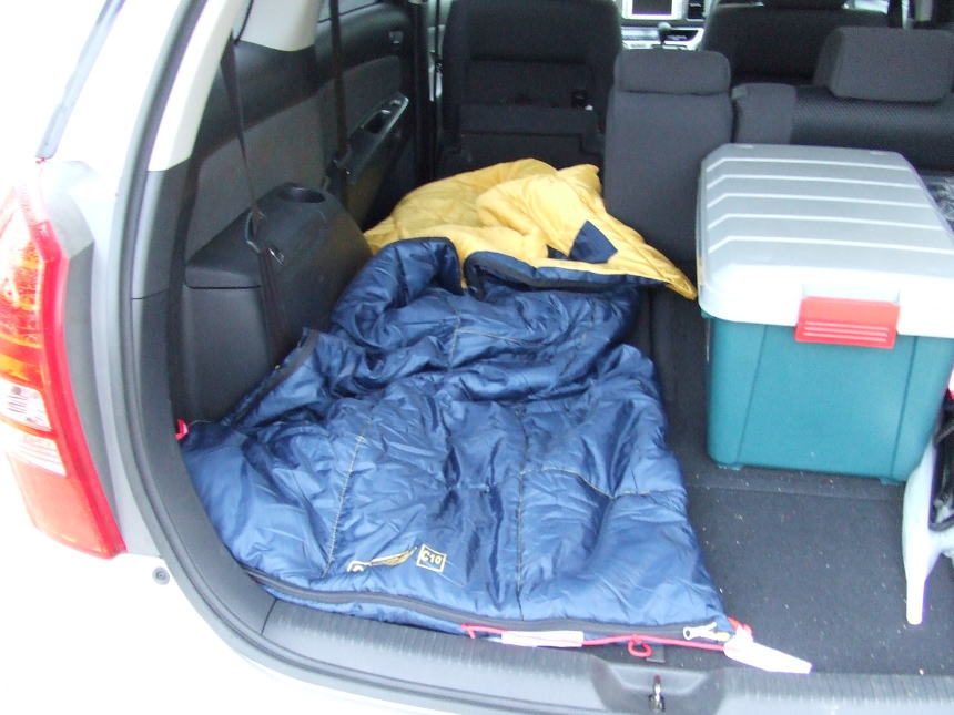 車中泊のあり様