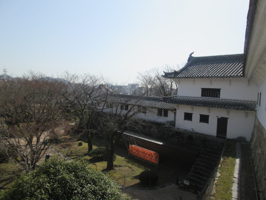 化粧櫓から見る百間廊下