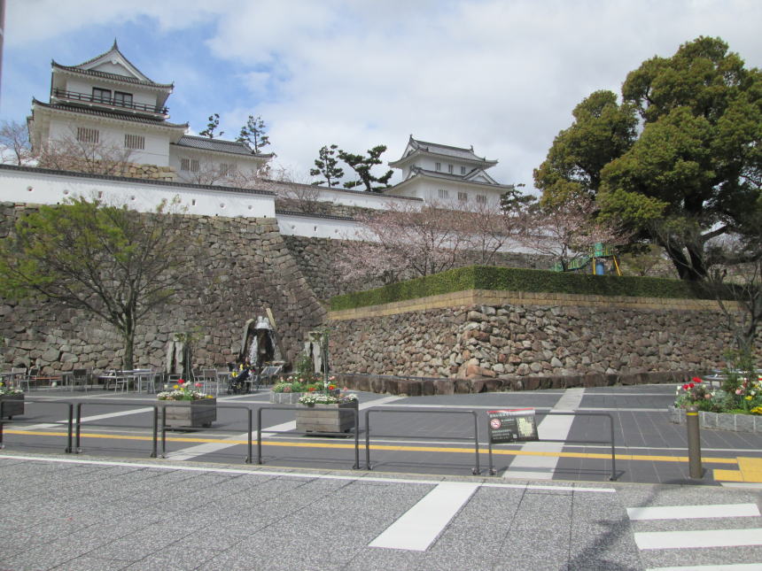 福山城口の正面