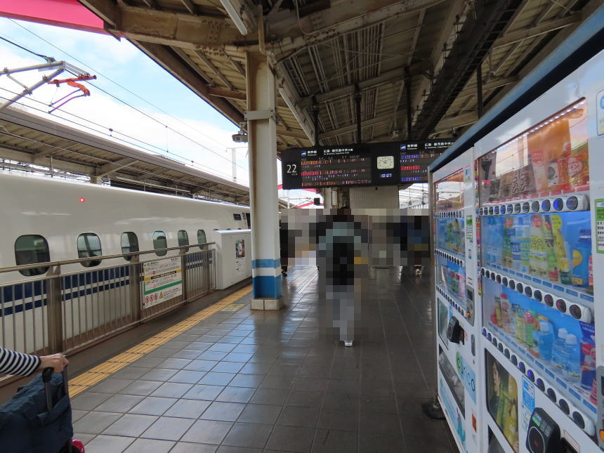 岡山駅22番ホーム