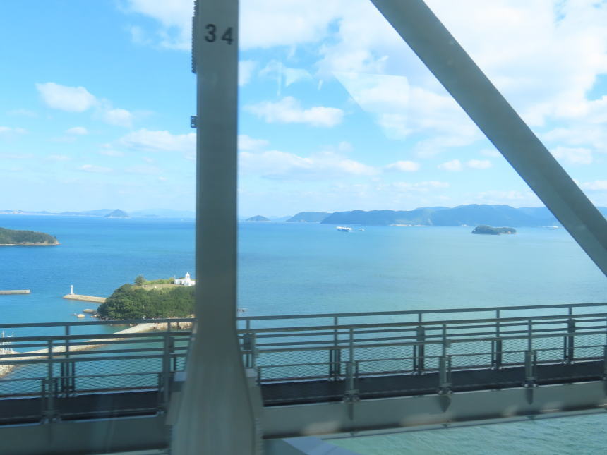 瀬戸大橋走行中