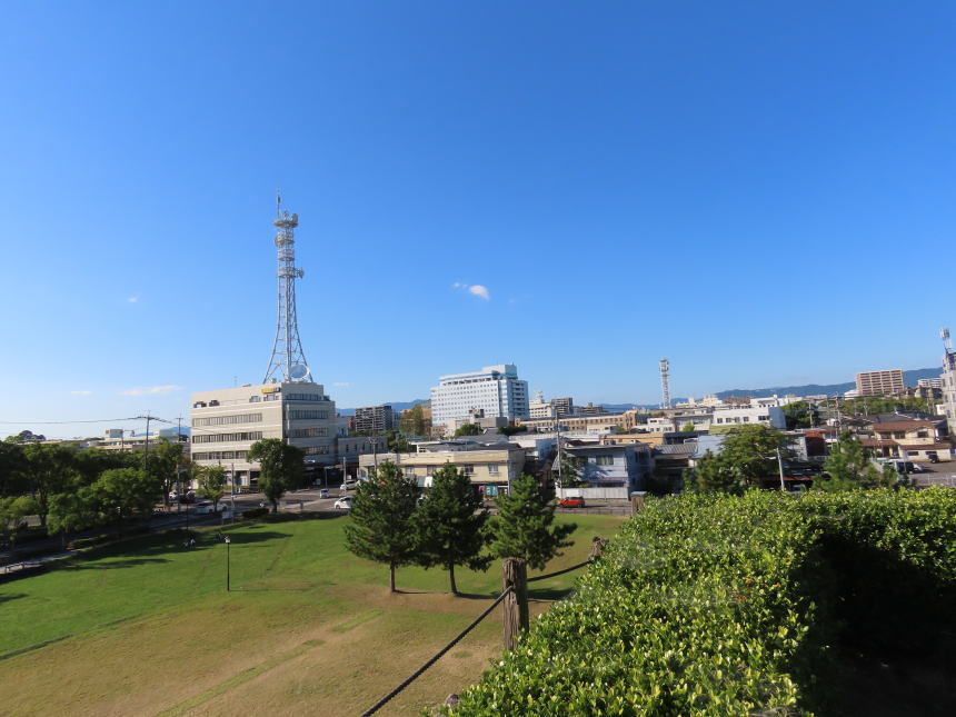 天守台上からの眺め